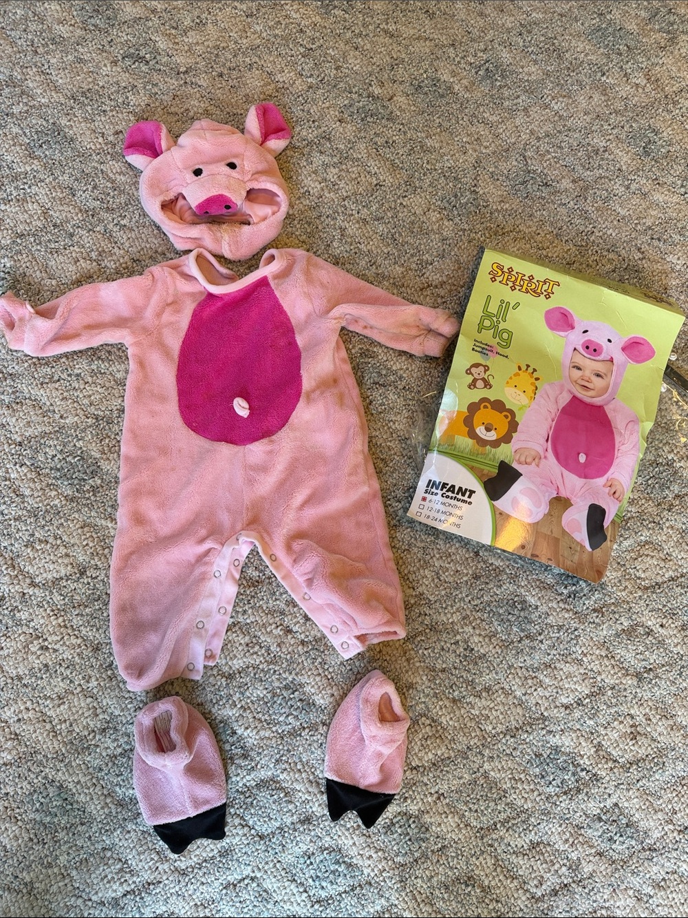 Spirit Lil’ Pig Costume 6-12 months